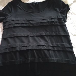 Black Pleated Dress